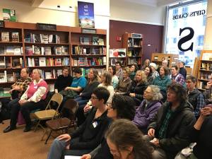 Laurel Bookstore crowd, photo purloined from Pol Robinson